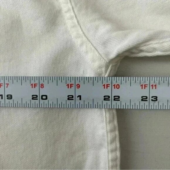 Northern Spirit Men’s Button Down Shirt Cotton Long Sleeve Classic White Medium - Picture 12 of 15